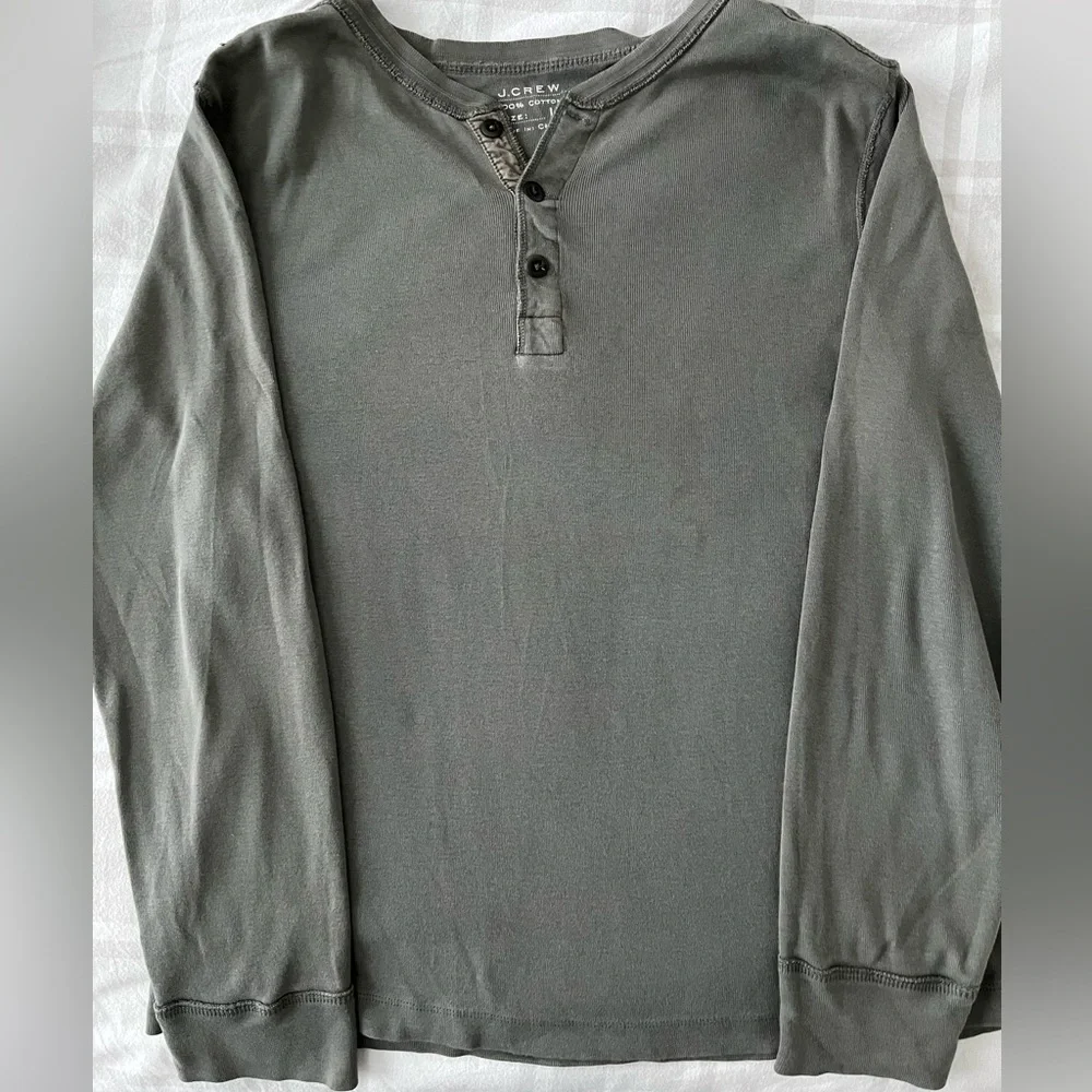 J crew long sleeve shirt size L